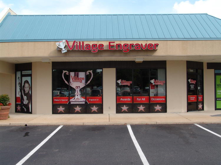 Village Engraver Window Wrap
