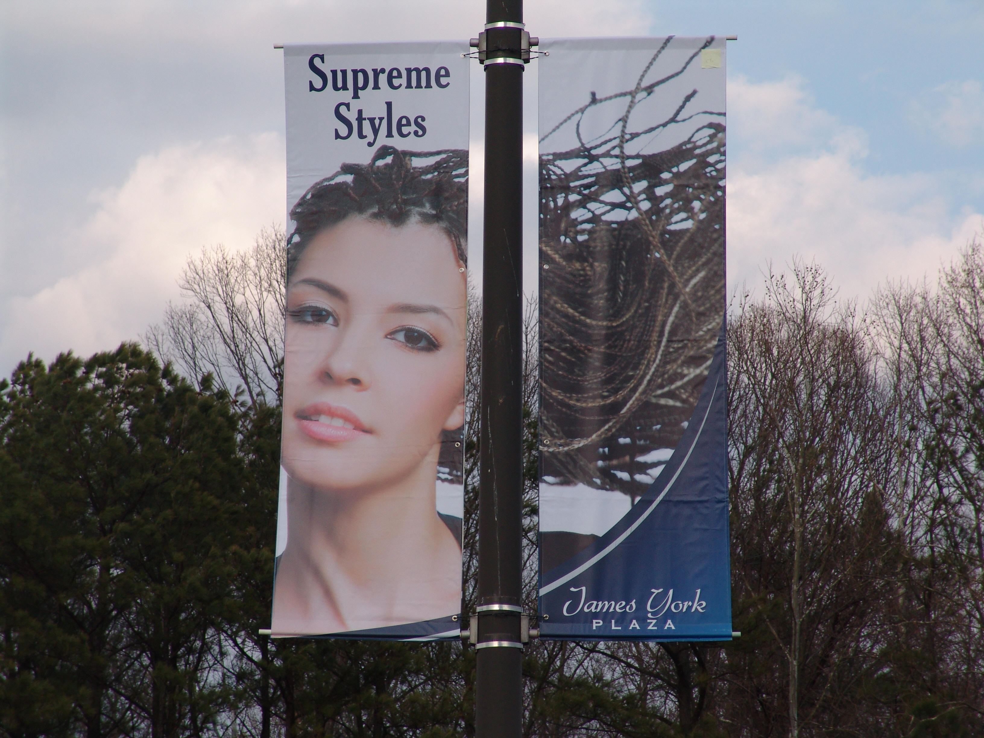 Parking Lot Pole Banners